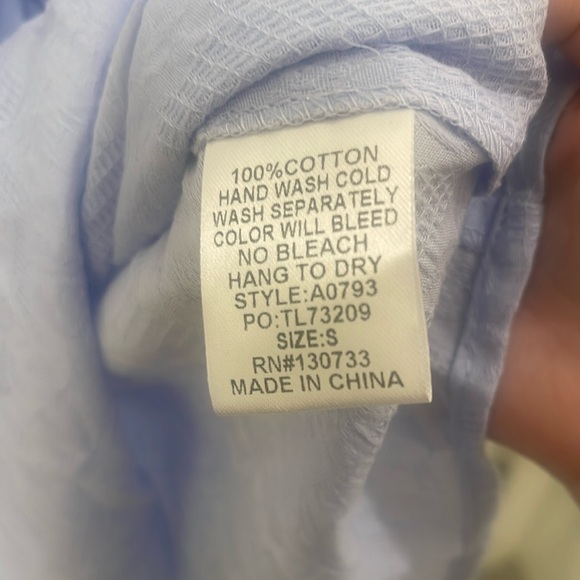 Umgee Light Blue Blouse - Picture 7 of 7